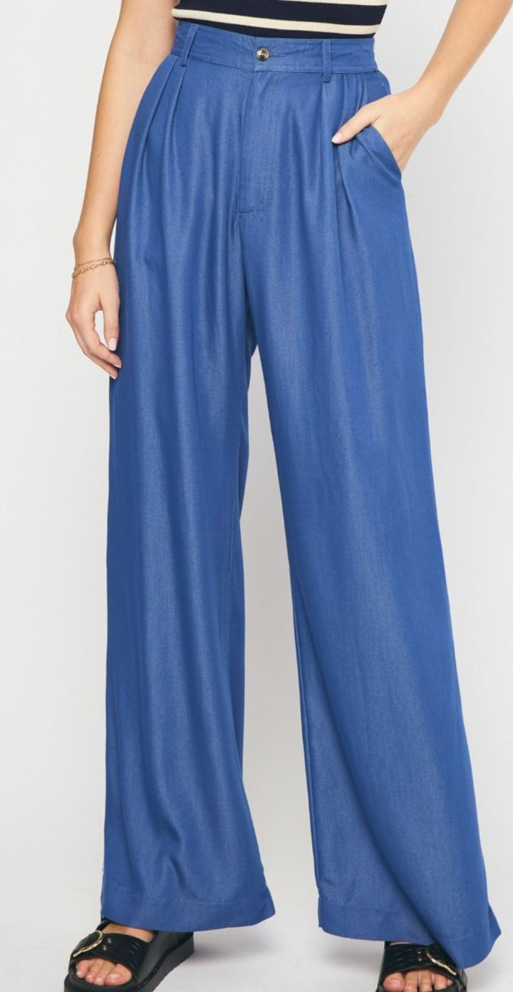 Wide Leg High Waisted Pants